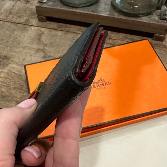 Hermes Bearn Classic Wallet w/ COA & Box - Picture 12 of 17